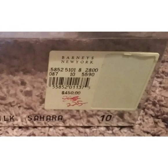 SIGERSON MORRISON Flair Silk Sahara Heels Sequins - Picture 10 of 10